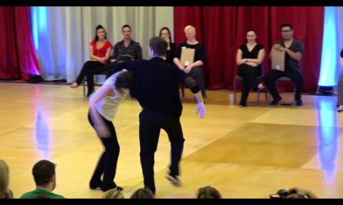 Maxime ZZaoui and Tori Smith at New Years Dance Extravaganza